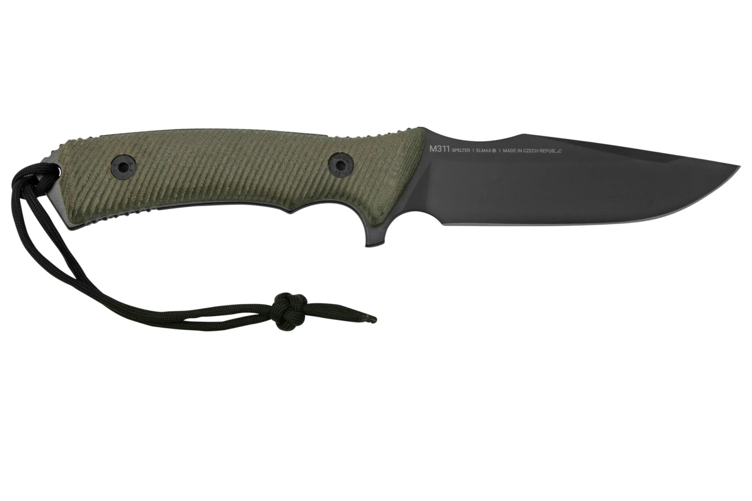 ANV Knives M311 SPELTER DLC Elmax, Olive Micarta Handle, Black Kydex Sheath, Cuchillo De Supervivencia 4 ANV Knives M311 SPELTER DLC Elmax, Olive Micarta Handle, Black Kydex Sheath, Cuchillo De Supervivencia - Imagen 2