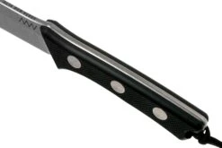 ANV P300 N690, Black G10 P300-015, Black Leather Sheath, Cuchillo De Supervivencia -Leatherman Tienda ANVP300 015 05 anv knives