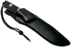 ANV P300 N690, Black G10 P300-015, Black Leather Sheath, Cuchillo De Supervivencia -Leatherman Tienda ANVP300 015 06 anv knives