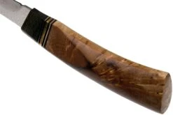 Autine Puukko, Stainless Damascus, Funda RH Marrón -Leatherman Tienda AT PUUKO DAM 04 autine