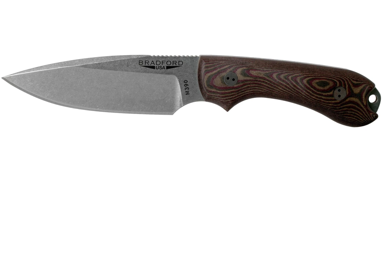 Bradford Guardian 3, 3D Brown-Red Richlite, M390 False Edge Stonewash Knivesandtools Exclusive 3 Bradford Guardian 3, 3D Brown-Red Richlite, M390 False Edge Stonewash Knivesandtools Exclusive