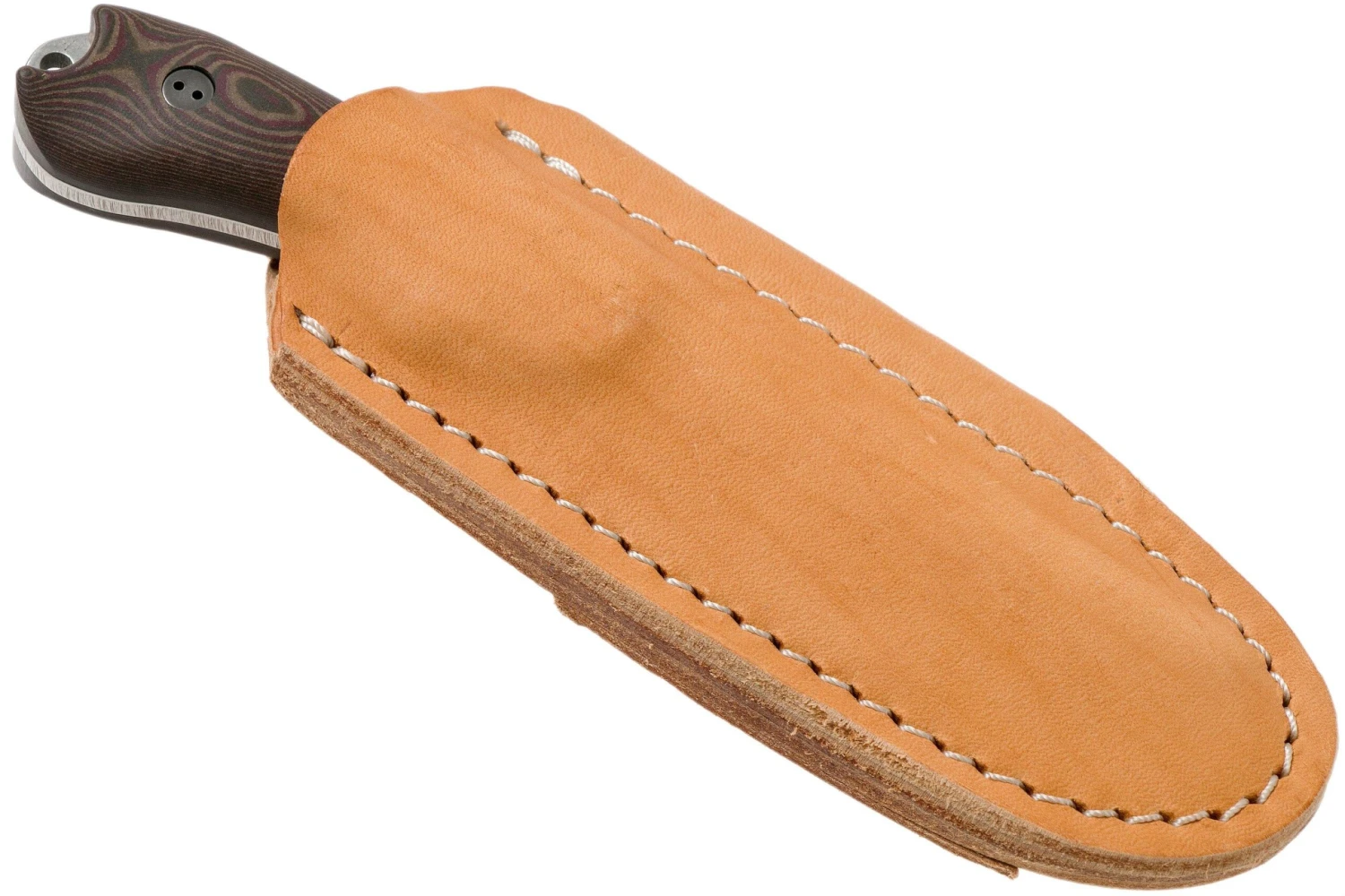 Bradford Guardian 3, 3D Brown-Red Richlite, M390 False Edge Stonewash Knivesandtools Exclusive 8 Bradford Guardian 3, 3D Brown-Red Richlite, M390 False Edge Stonewash Knivesandtools Exclusive - Imagen 6