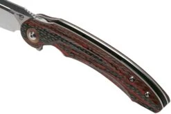 Bestech Irida BG25E Red Carbon Fibre & G10 Navaja, Kombou Design -Leatherman Tienda BHBG25E 07 bestech