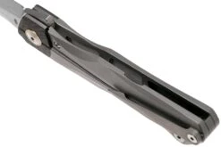 Bestech Thyra BT2106A Grey Blasted Titanium, Carbon Fibre Bolster, Satin Navaja, Diseño Kombou -Leatherman Tienda BHBT2106A 05 bestech