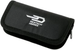 Bestech Thyra BT2106A Grey Blasted Titanium, Carbon Fibre Bolster, Satin Navaja, Diseño Kombou -Leatherman Tienda BHBT2106A 08 bestech