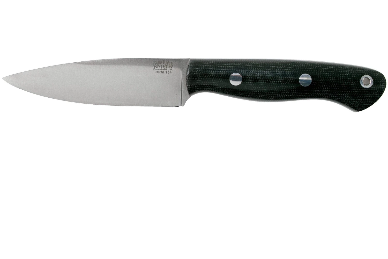 Bark River Mini Aurora CPM 154, Black Canvas Micarta 3 Bark River Mini Aurora CPM 154, Black Canvas Micarta