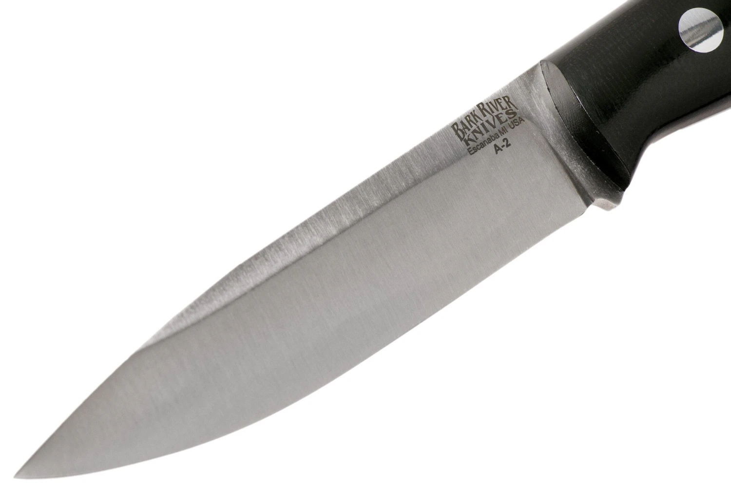 Bark River Aurora A2 Black Canvas Micarta, Cuchillo Bushcraft 5 Bark River Aurora A2 Black Canvas Micarta, Cuchillo Bushcraft - Imagen 3