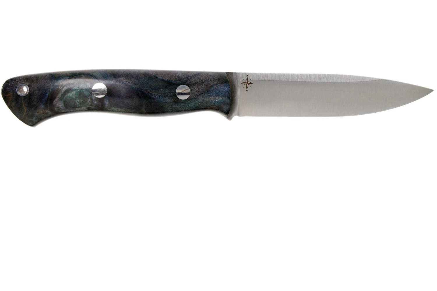 Bark River Aurora A2 Dark Blue Elder Burl, Cuchillo Bushcraft 4 Bark River Aurora A2 Dark Blue Elder Burl, Cuchillo Bushcraft - Imagen 2