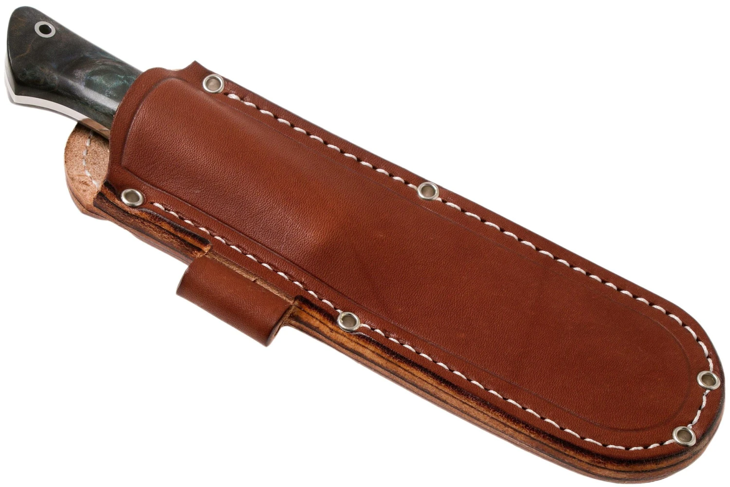 Bark River Aurora A2 Dark Blue Elder Burl, Cuchillo Bushcraft 8 Bark River Aurora A2 Dark Blue Elder Burl, Cuchillo Bushcraft - Imagen 6