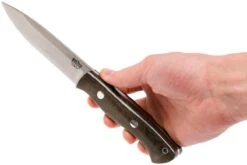 Bark River Aurora 3V, Green Canvas Micarta Cuchillo Bushcraft -Leatherman Tienda BRK06 122 3VGRC 07 bark river brk06 122 3vgrc 07