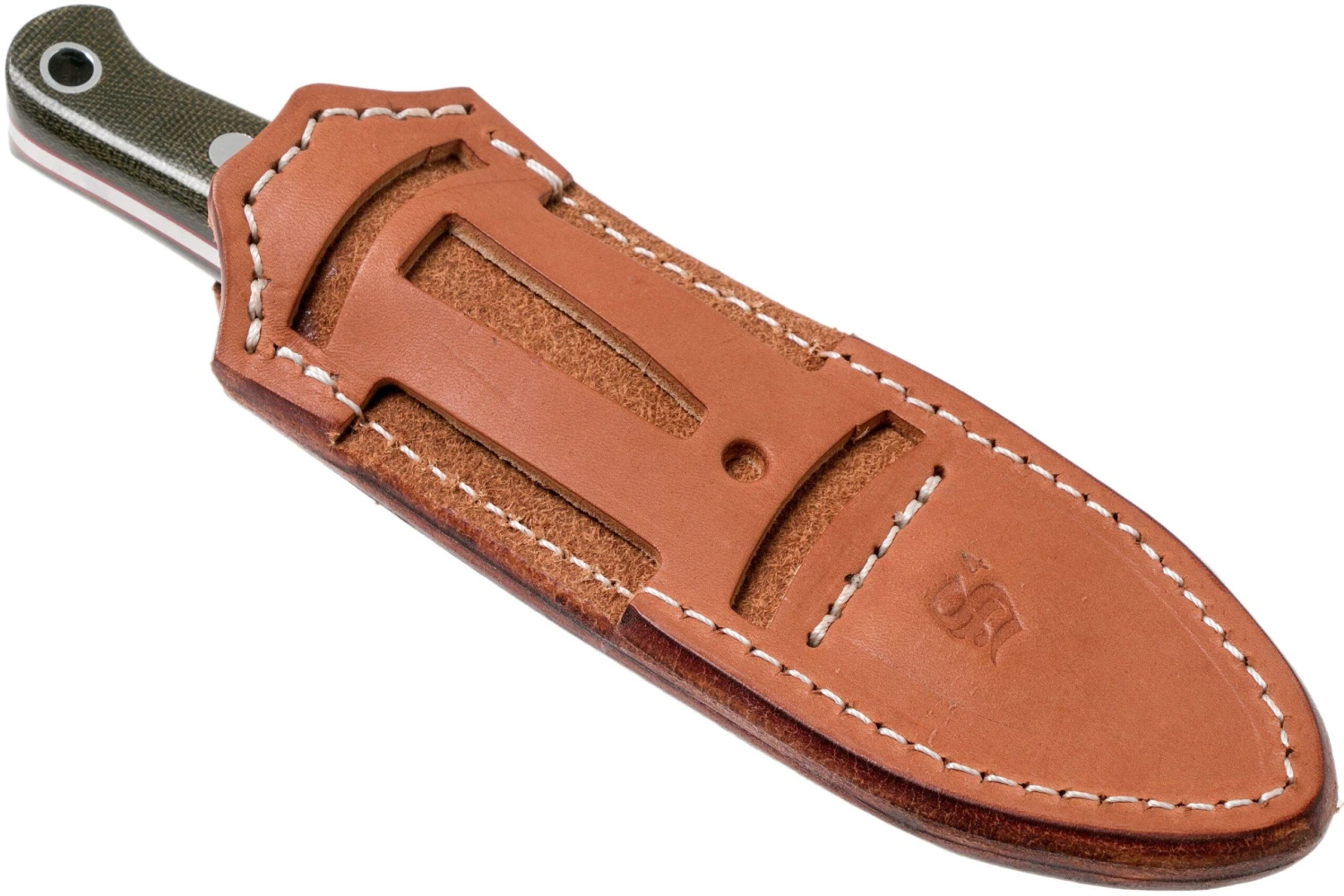 Bark River Bushcrafter I CPM 3V, Green Canvas Micarta, Red Liners 10 Bark River Bushcrafter I CPM 3V, Green Canvas Micarta, Red Liners - Imagen 8