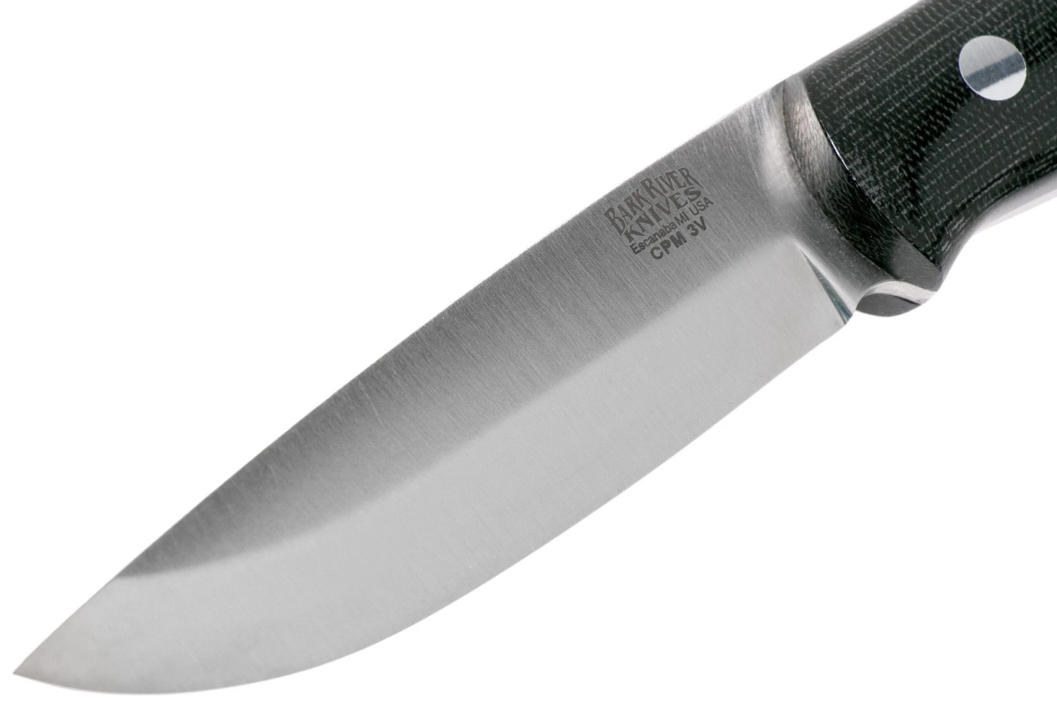 Bark River Bushcrafter II CPM 3V Black Canvas Micarta Cuchillo Bushcraft 5 Bark River Bushcrafter II CPM 3V Black Canvas Micarta Cuchillo Bushcraft - Imagen 3