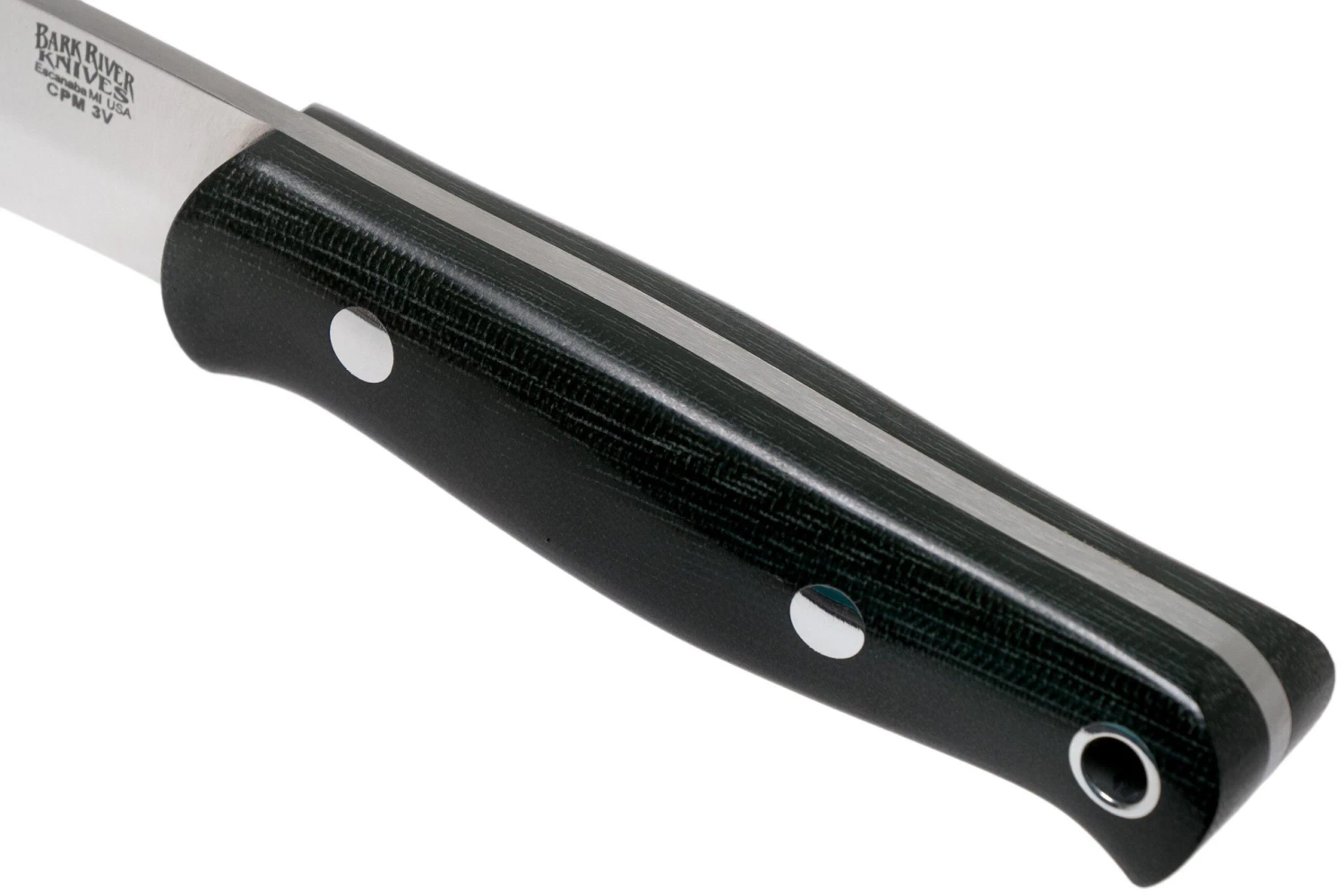 Bark River Bushcrafter II CPM 3V Black Canvas Micarta Cuchillo Bushcraft 7 Bark River Bushcrafter II CPM 3V Black Canvas Micarta Cuchillo Bushcraft - Imagen 5
