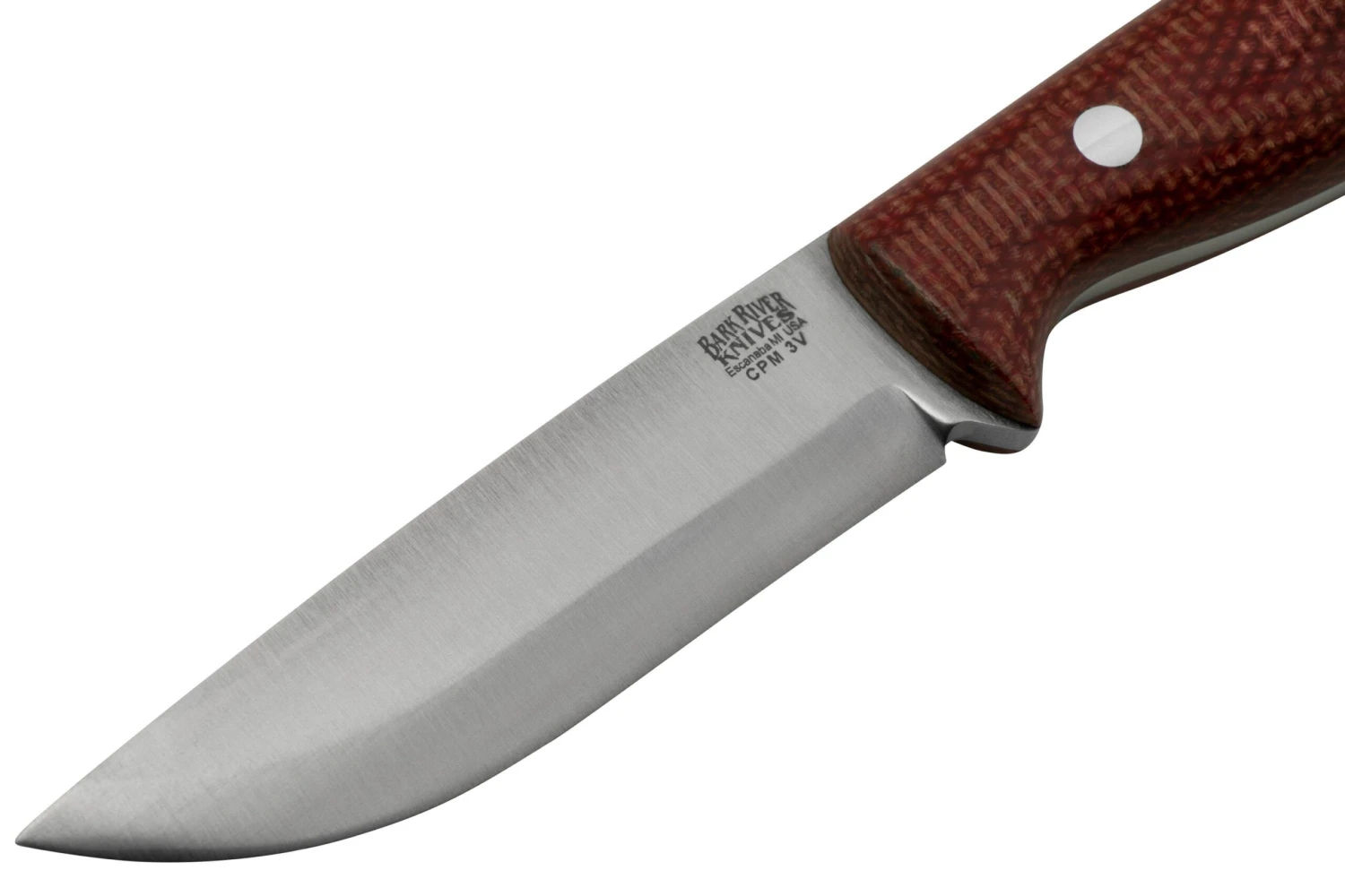 Bark River Gunny Scandi CPM 3V Firedog Canvas Micarta, Cuchillo De Bushcraft 5 Bark River Gunny Scandi CPM 3V Firedog Canvas Micarta, Cuchillo De Bushcraft - Imagen 3