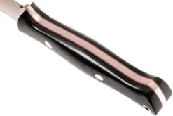 Bark River Gunny Hunter CPM 3V, Black Canvas Micarta, Red Liners -Leatherman Tienda BRK07 025BRKC RL 04 bark river brk07 025brkc rl 04