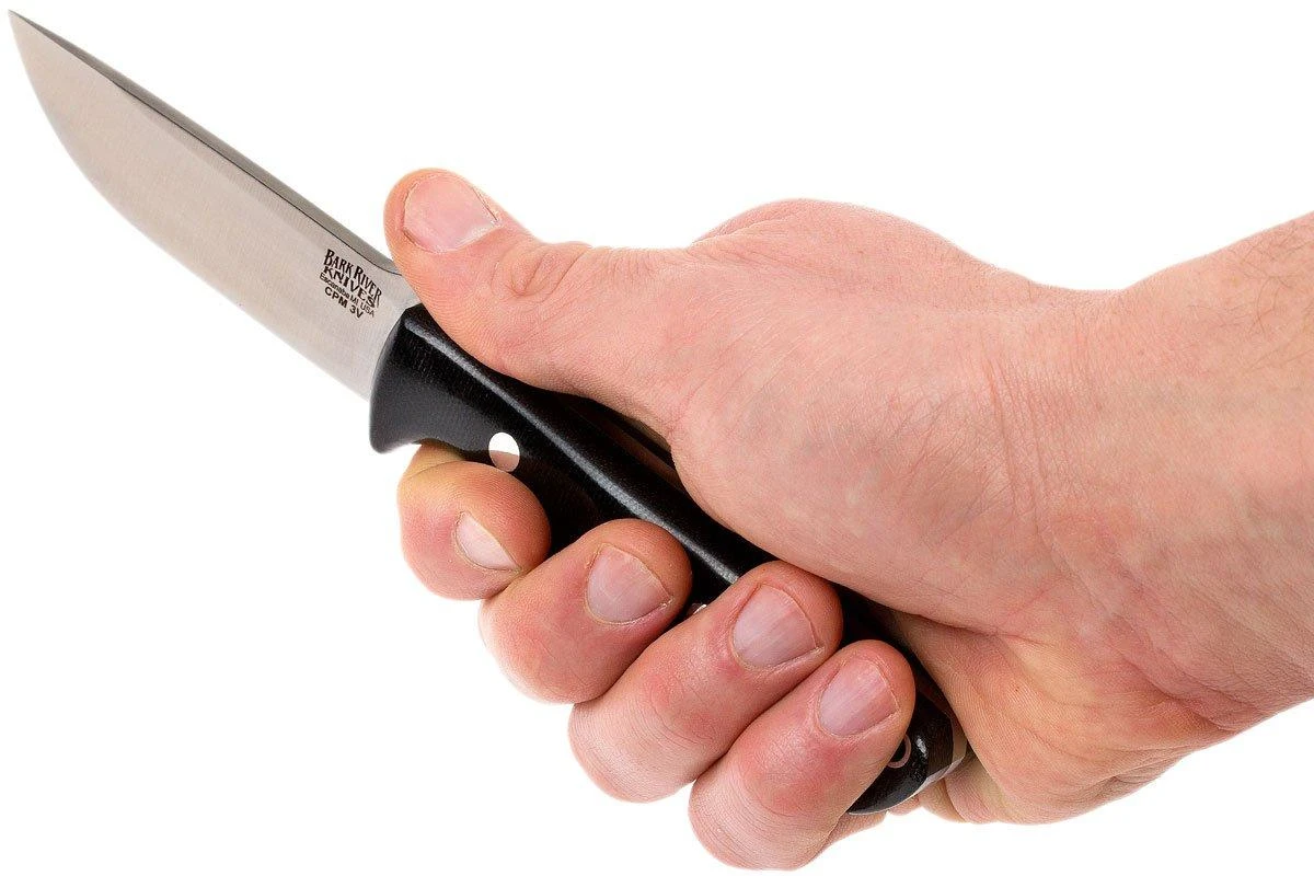 Bark River Gunny CPM 3V, Black Canvas Micarta 8 Bark River Gunny CPM 3V, Black Canvas Micarta - Imagen 6