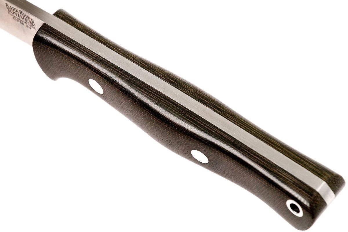 Bark River Gunny Hunter CPM 3V, Green Canvas Micarta 7 Bark River Gunny Hunter CPM 3V, Green Canvas Micarta - Imagen 5