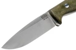 Bark River Gunny Hunter CPM S45VN, Green Canvas Micarta Cuchillo De Caza -Leatherman Tienda BRK07 084GCM 03 bark river knives