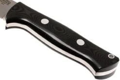 Bark River Bravo 1 A2 FHG Rampless, Black Linen Micarta, Funda Marrón -Leatherman Tienda BRK07 111BRKL RS 04 bark river brk07 111brkl rs 04