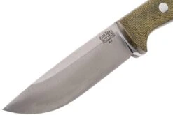 Bark River Bravo 1 A2 Rampless, Green Canvas Micarta, Funda Marrón 18 Bark River Bravo 1 A2 Rampless, Green Canvas Micarta, Funda Marrón -Leatherman Tienda BRK07 111GNC RS 03 bark river brk07 111gnc rs 03