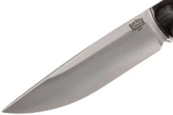 Bark River Bravo Vortex A2 Jimped, Black Canvas Micarta, Funda Marrón -Leatherman Tienda BRK07 117FMBRKC JI 03 bark river brk07 117fmbrkc ji 03