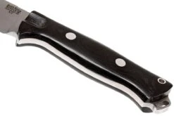 Bark River Bravo Vortex A2 Jimped, Black Canvas Micarta, Funda Marrón -Leatherman Tienda BRK07 117FMBRKC JI 04 bark river brk07 117fmbrkc ji 04