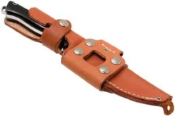 Bark River Bravo Vortex A2 Jimped, Black Canvas Micarta, Funda Marrón -Leatherman Tienda BRK07 117FMBRKC JI 07 bark river brk07 117fmbrkc ji 07