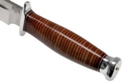 Bark River Teddy A2 Stacked Leather, Double Quillion Cuchillo De Exterior -Leatherman Tienda BRK08 114SLDQ 05 bark river knives