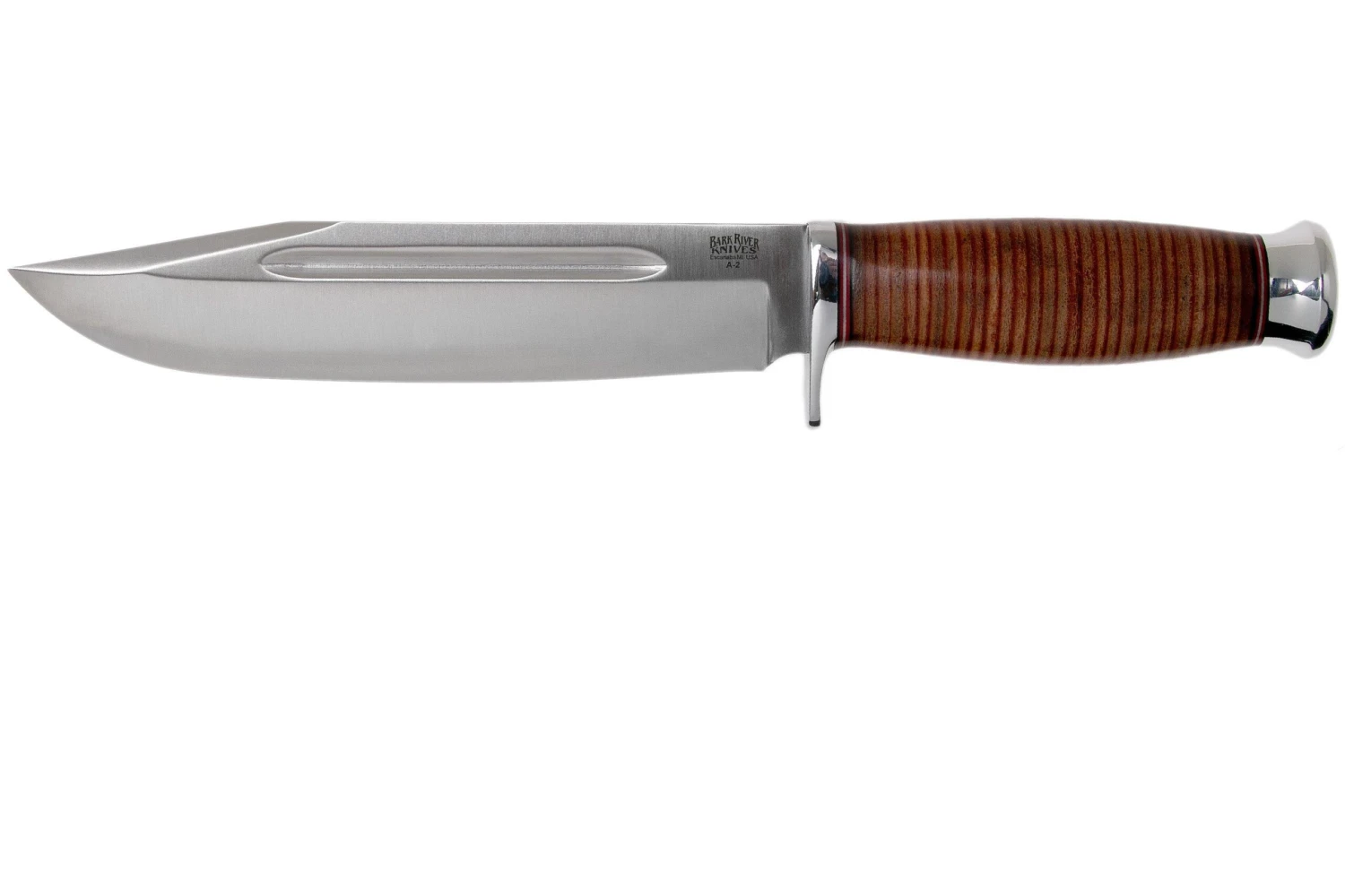 Bark River Teddy 2 A2 Stacked Leather Single Quillion Cuchillo De Exterior 3 Bark River Teddy 2 A2 Stacked Leather Single Quillion Cuchillo De Exterior