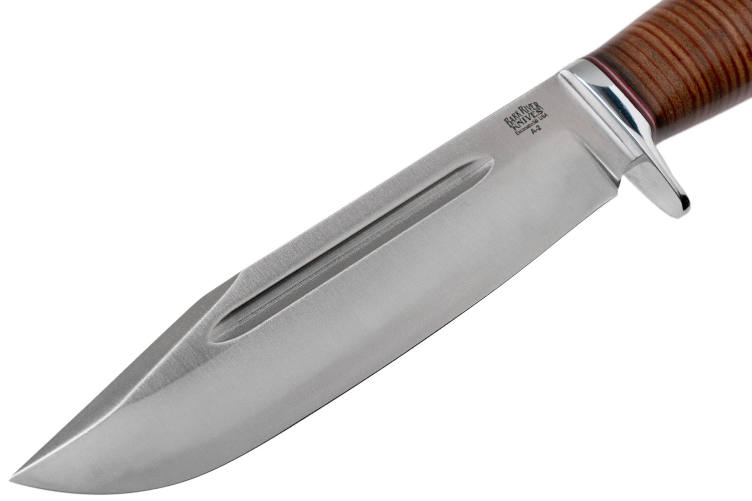 Bark River Teddy 2 A2 Stacked Leather Single Quillion Cuchillo De Exterior 5 Bark River Teddy 2 A2 Stacked Leather Single Quillion Cuchillo De Exterior - Imagen 3