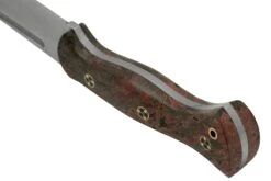 Bark River Cub CPM 3V Hellfire Maple Burl Mosaic Pins, Cuchillo De Bushcraft -Leatherman Tienda BRK08 221HMB 04 barkriver