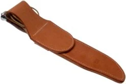 Bark River Highwayman III A2 Stacked Leather, Black Gold Maple Bowie Cuchillo -Leatherman Tienda BRK08 313SLBGS 07 bark river knives