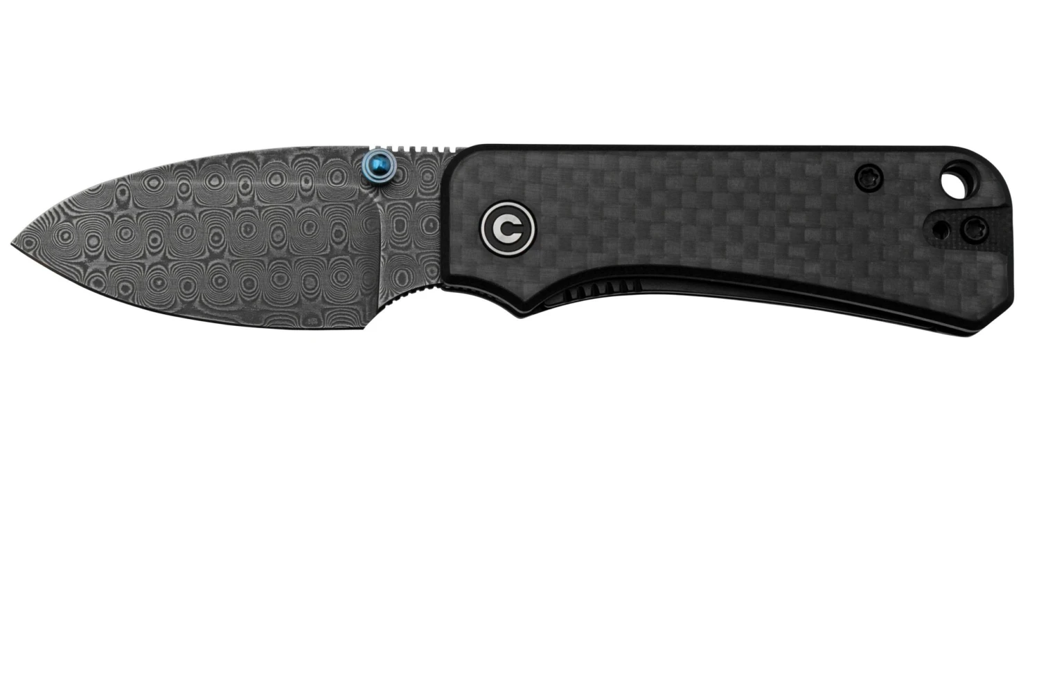 Civivi Baby Banter C19068S-DS1 Carbon Fiber, Damascus Navaja, Diseño De Ben Petersen 3 Civivi Baby Banter C19068S-DS1 Carbon Fiber, Damascus Navaja, Diseño De Ben Petersen