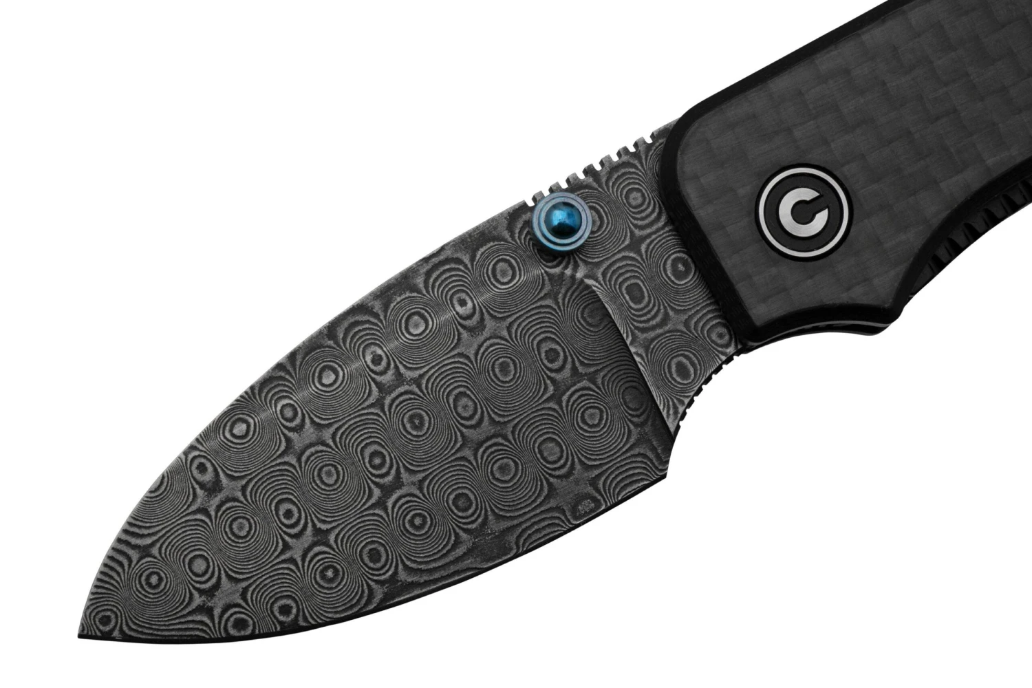 Civivi Baby Banter C19068S-DS1 Carbon Fiber, Damascus Navaja, Diseño De Ben Petersen 5 Civivi Baby Banter C19068S-DS1 Carbon Fiber, Damascus Navaja, Diseño De Ben Petersen - Imagen 3