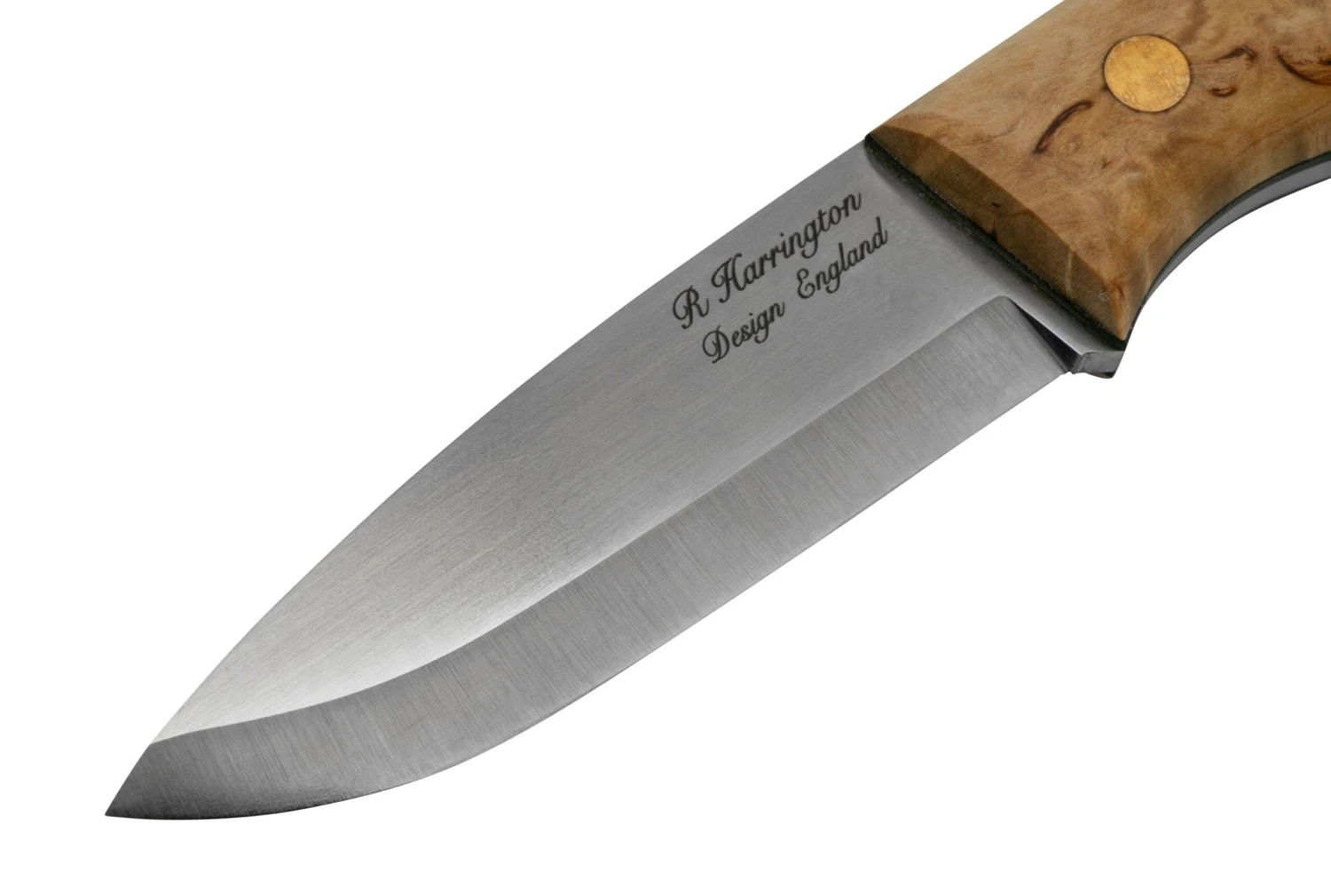 Casström Woodsman Knife Curly Birch, Sleipner Scandi Grind 10804 5 Casström Woodsman Knife Curly Birch, Sleipner Scandi Grind 10804 - Imagen 3