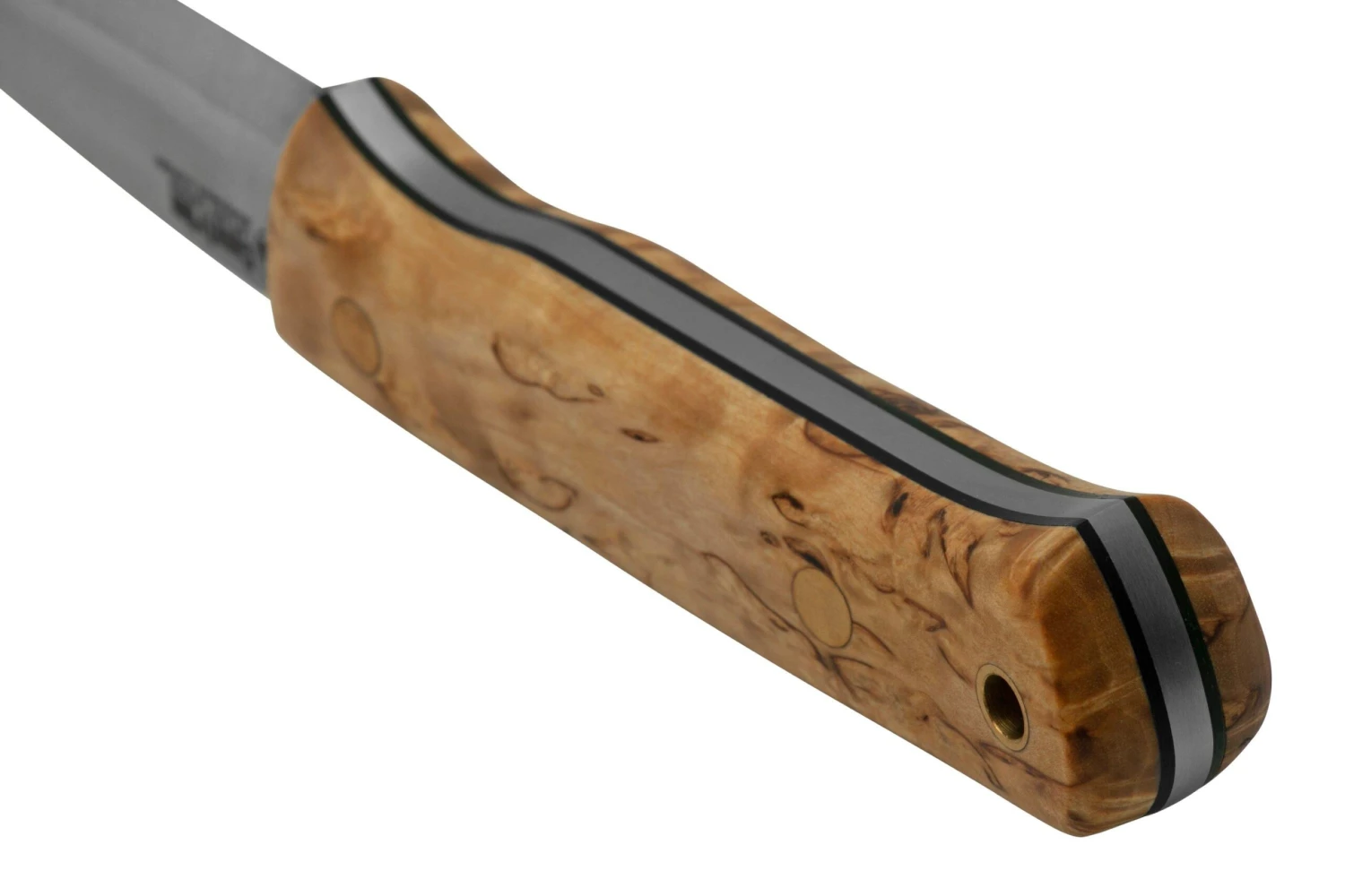 Casström Woodsman Knife Curly Birch, Sleipner Scandi Grind 10804 6 Casström Woodsman Knife Curly Birch, Sleipner Scandi Grind 10804 - Imagen 4