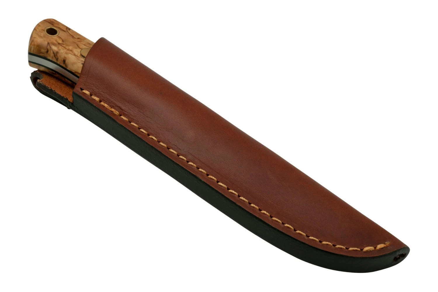 Casström Woodsman Knife Curly Birch, Sleipner Scandi Grind 10804 8 Casström Woodsman Knife Curly Birch, Sleipner Scandi Grind 10804 - Imagen 6