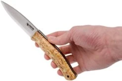 Casström No. 10 Swedish Forest Knife Curly Birch, 14C28N Scandi Grind 13108 -Leatherman Tienda CM13108 06 casstrom cm13108 06