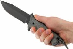 Chris Reeve Pacific Black PAC-1001 Cuchillo De Supervivencia, Dentado -Leatherman Tienda CRPAC 05 chris reeve pacific crpac d5