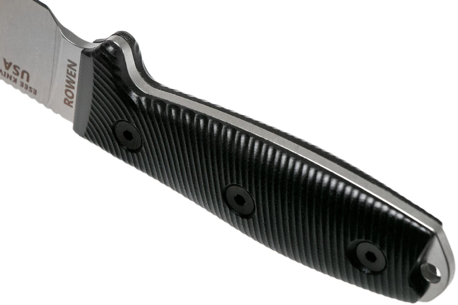 ESEE Model 3 S35VN 3D Black G10 Cuchillo De Supervivencia 3PM35V-001 Funda Negra + Clip Para Cinturón 6 ESEE Model 3 S35VN 3D Black G10 Cuchillo De Supervivencia 3PM35V-001 Funda Negra + Clip Para Cinturón - Imagen 4