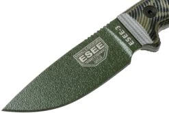 ESEE Model 3 OD Green Blade 3D OD Green-Black G10 Cuchillo De Supervivencia 3PMOD-003 Funda Negra + Clip Para Cinturón -Leatherman Tienda EE 3PMOD 003 03 esee knives