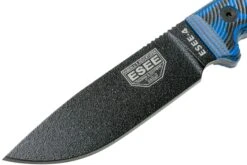ESEE Model 4 Black Blade 3D Blue-Black G10 Cuchillo De Supervivencia 4PB-008 Funda Negra + Clip Para Cinturón -Leatherman Tienda EE 4PB 008 03 esee knives