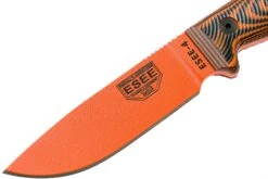 ESEE Model 4 Orange Blade 3D Orange-Black G10 Cuchillo De Supervivencia 4POR-006 Funda Negra + Clip Para Cinturón -Leatherman Tienda EE 4POR 006 03 esee knives