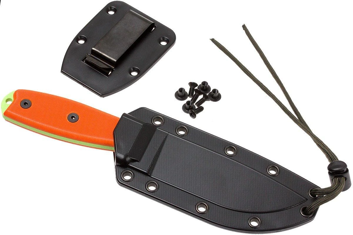 ESEE Model 4 Venom Green 4PM-VG Cuchillo De Supervivencia Con Funda + Clip De Cinturón 9 ESEE Model 4 Venom Green 4PM-VG Cuchillo De Supervivencia Con Funda + Clip De Cinturón - Imagen 7