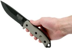 ESEE Model 5 Black Blade, Desert Tan Handle 5P-BK Con Funda Kydex + Clip De Cinturón 15 ESEE Model 5 Black Blade, Desert Tan Handle 5P-BK Con Funda Kydex + Clip De Cinturón -Leatherman Tienda EE ESEE 5P BK 06 esee v2018 ee esee 5p bk 06