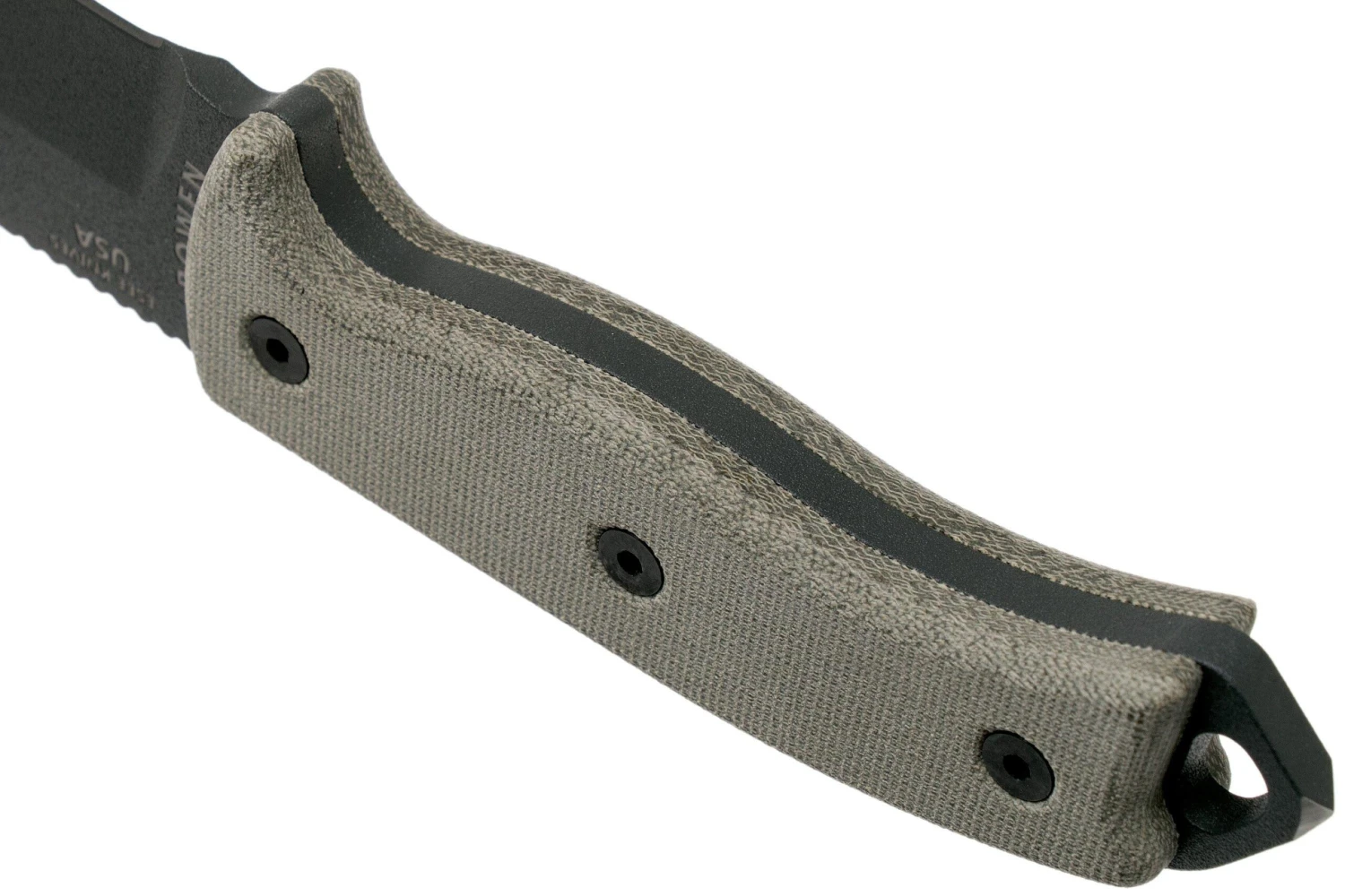 ESEE Model 5 Tactical Gunsmoke, Desert Tan Handle 5P-TG Con Funda Kydex + Clip De Cinturón 6 ESEE Model 5 Tactical Gunsmoke, Desert Tan Handle 5P-TG Con Funda Kydex + Clip De Cinturón - Imagen 4