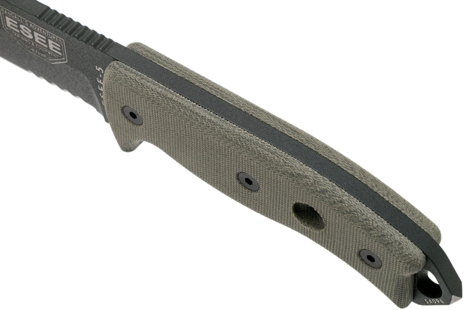 ESEE Model 5 Tactical Gunsmoke, Desert Tan Handle 5S-TG Con Funda Kydex + Clip De Cinturón 7 ESEE Model 5 Tactical Gunsmoke, Desert Tan Handle 5S-TG Con Funda Kydex + Clip De Cinturón - Imagen 5