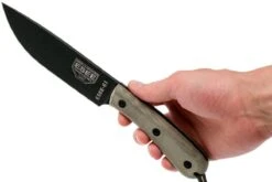 ESEE Model 6HM Cuchillo Bushcraft Modified Handle, Funda De Cuero -Leatherman Tienda EE ESEE 6HM 07 esee knives ee esee 6hm 07