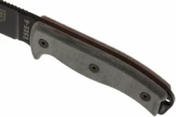 ESEE Model 6 Black Blade, Grey Handle 6P-KO Cuchillo De Supervivencia Sin Funda -Leatherman Tienda EE ESEE 6P KO 04 esee knives model 6 ee esee 6p ko d4