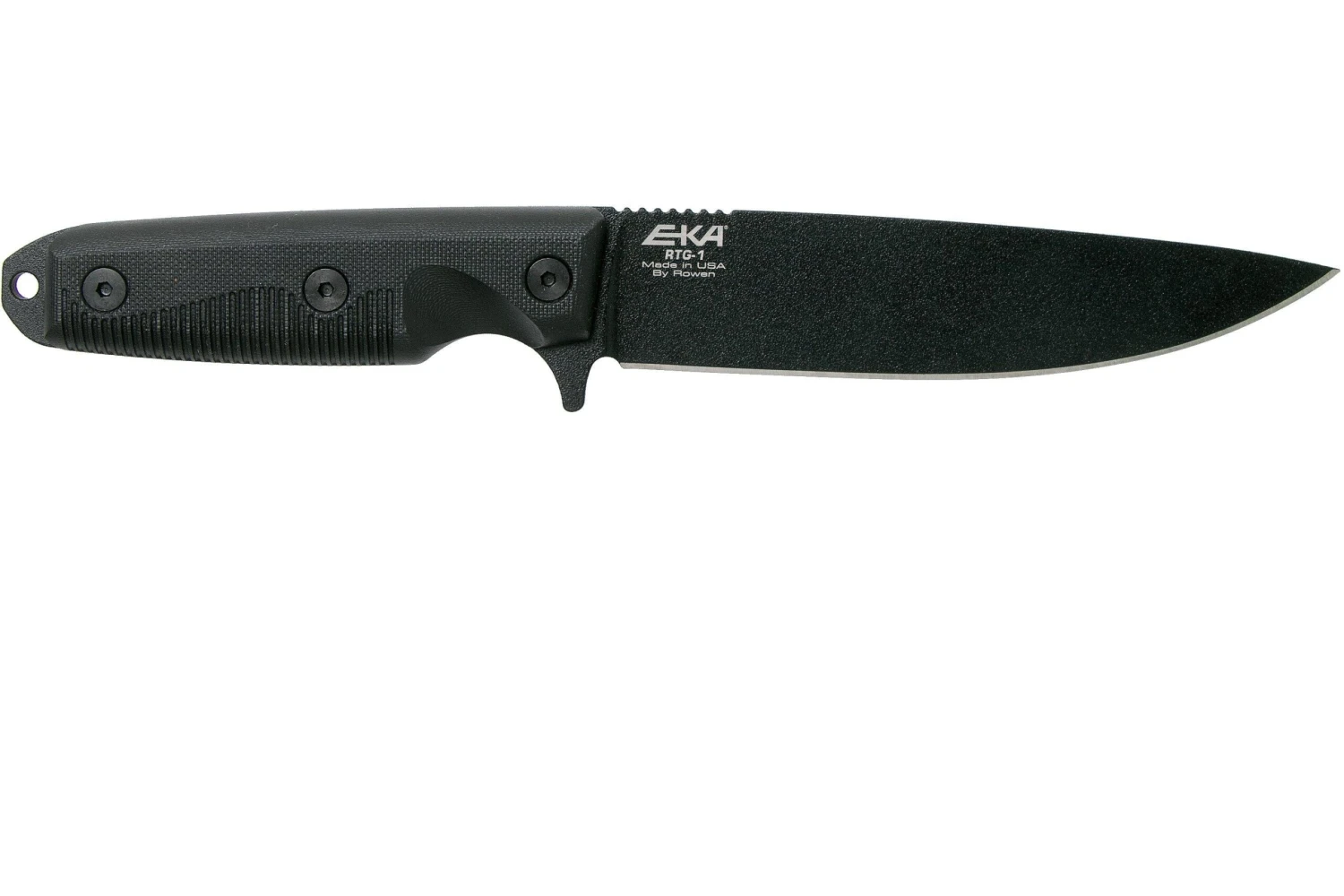 EKA RTG1 Black Blade, Black G10 Cuchillo De Supervivencia 4 EKA RTG1 Black Blade, Black G10 Cuchillo De Supervivencia - Imagen 2